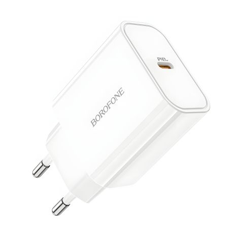 ЗУ с быстрой зарядкой Borofone BA57A PD 20W 3А Белый