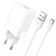 Зарядное устройство Borofone BA47A QC3.0 1USB/3A +Кабель Type-C White