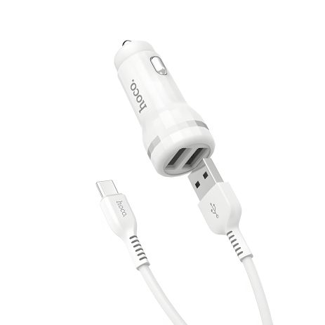 Автомобільне ЗУ Hoco Z27 2USB 2.4A/Type-C Автомобільне ЗУ Hoco Z27 2USB 2.4A/Type-C
