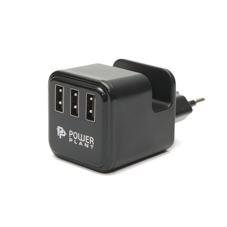 Зарядка PowerPlant W-360 3 USB: 220V, 3.4A