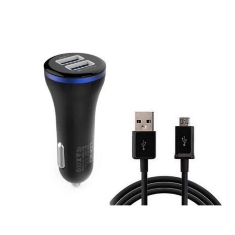 Автомобильное ЗУ LDNIO DL-C23 3.1A 2USB / micro-USB