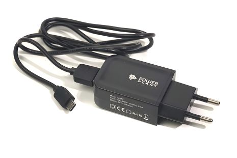PowerPlant W-280 USB 5V 2A micro USB зарядний пристрій