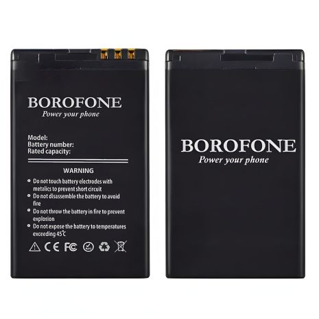 Акумулятор Borofone BL-4U для моделей Nokia Asha 306/3120 Classic/5330/5730/6216 Classic/6600 Slide/8800 Arte
