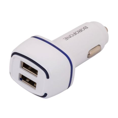 Автомобільне ЗУ Borofone BZ14 2USB 2.4A White