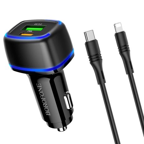 ΠΠ²ΡΠΎΠΌΠΎΠ±ΡΠ»ΡΠ½Π΅ ΠΠ£ Borofone BZ14A PD20W+QC3.0 Type-C to Lightning 3A Black ΠΠ²ΡΠΎΠΌΠΎΠ±ΡΠ»ΡΠ½Π΅ ΠΠ£ Borofone BZ14A PD20W+QC3.0 Type-C to Lightning 3A Black