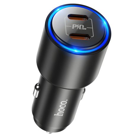 ΠΠ²ΡΠΎΠΌΠΎΠ±ΡΠ»ΡΠ½Π΅ ΠΠ£ Hoco NZ3 Dual Port PD QC3.0 40W Black ΠΠ²ΡΠΎΠΌΠΎΠ±ΡΠ»ΡΠ½Π΅ ΠΠ£ Hoco NZ3 Dual Port PD QC3.0 40W Black
