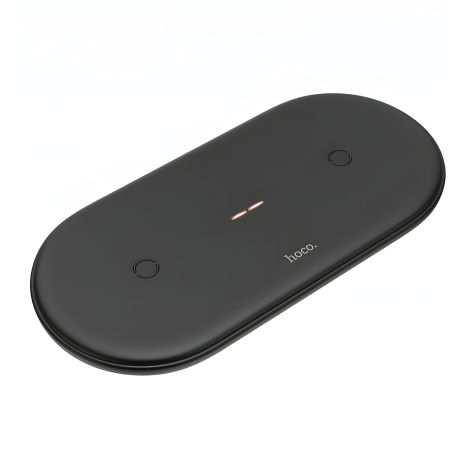 Беспроводное ЗУ Hoco CW23 dual power wireless fast charger 20W Black