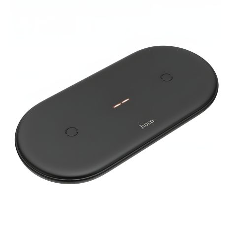 Бездротове ЗУ Hoco CW23 dual power wireless fast charger 20W Black