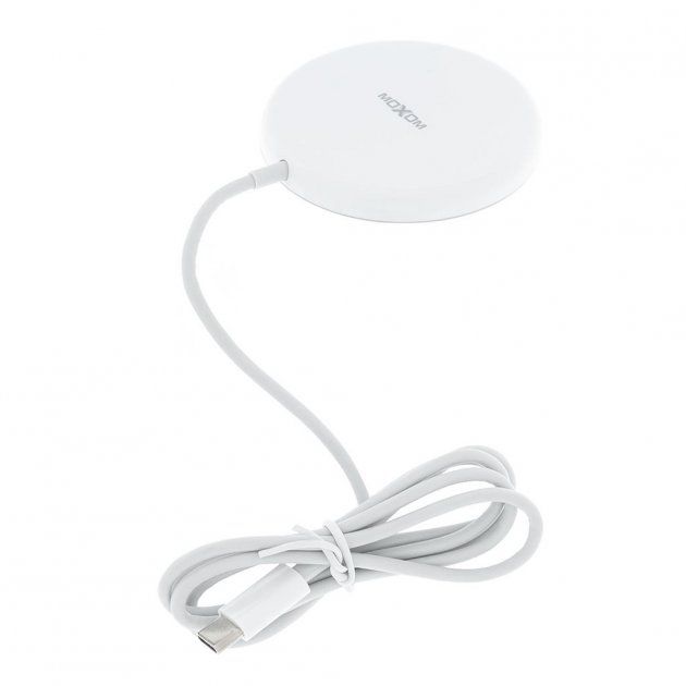 Беспроводное ЗУ MOXOM MX-HC58 Magnetic, 2A 1м White Беспроводное ЗУ MOXOM MX-HC58 Magnetic, 2A 1м White