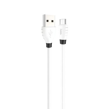 Белый USB Hoco X27 Excellent Micro 1.2м