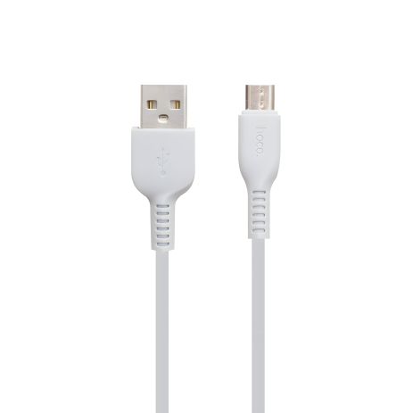 USB Hoco X20 Desert Camel Micro 2.4A 1m Белый