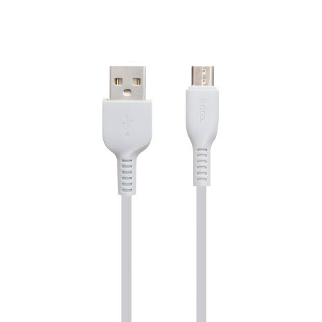 USB Hoco X20 Desert Camel Micro 2.4A 1m Белый