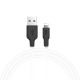 USB Hoco X21 Plus Silicone Lightning 2m Чёрно-Белый USB Hoco X21 Plus Silicone Lightning 2m Чёрно-Белый