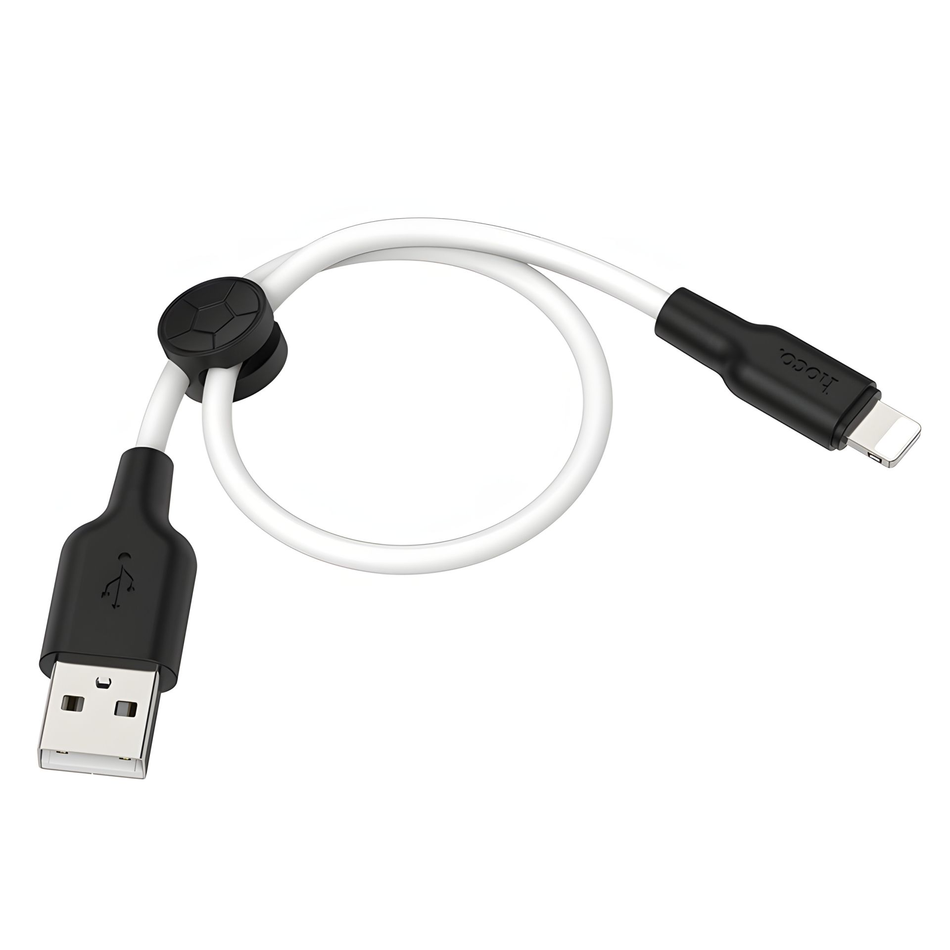 Кабель Hoco X21 Silicone USB to Lightning Чёрно-Белый Кабель Hoco X21 Silicone USB to Lightning Чёрно-Белый