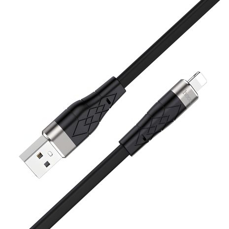 USB кабель Hoco X53 Angel Lightning 1m, чорний