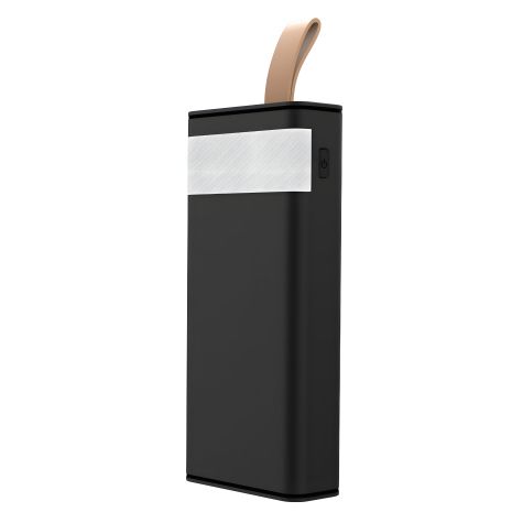 Повербанк XO PR129 20000mAh 2xUSB-A QC3.0, Type-C PD 20W / In: micro-USB, Type-C 18W с LED Дисплеем и фонариком, черный Повербанк XO PR129 20000mAh 2xUSB-A QC3.0, Type-C PD 20W / In: micro-USB, Type-C 18W с LED Дисплеем и фонариком, черный