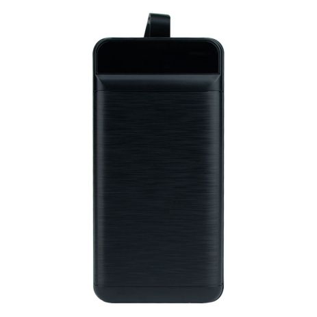 Повербанк XO PR157 (30000mAh/Out: 3xUSB-A 22.5W QC3.0, Type-C PD 20W/In: Lightning, micro-USB, Type-C 18W) з LED Дисплеєм та ліхтариком, Чорний