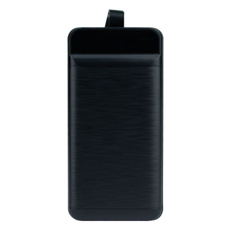 Повербанк XO PR157 (30000mAh/Out: 3xUSB-A 22.5W QC3.0, Type-C PD 20W/In: Lightning, micro-USB, Type-C 18W) з LED Дисплеєм та ліхтариком, Чорний