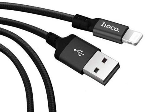 USB Hoco X14 Times Speed Lightning 2m Чорний