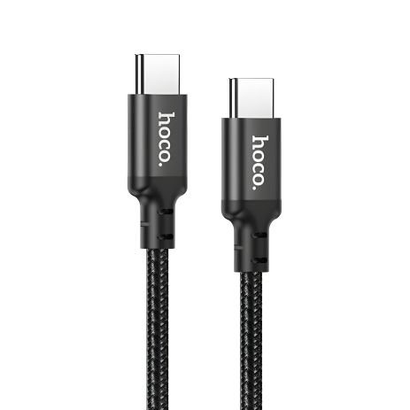 USB Hoco X14 Double Speed 60W Type-C to Type-C Чорний