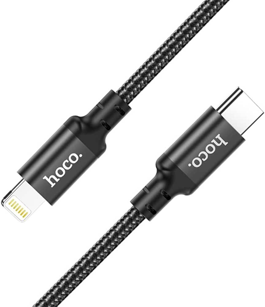USB Hoco X14 Double Speed PD 20W Type-C to Lightning 1m Чёрный USB Hoco X14 Double Speed PD 20W Type-C to Lightning 1m Чёрный