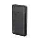 Повербанк Remax RPP-166 Lango (20000 mAh/Out: 2USB 5V/2.1A/In: Type-C, micro-USB 5V/2.1A) з LED індикатором, Чорний Повербанк Remax RPP-166 Lango (20000 mAh/Out: 2USB 5V/2.1A/In: Type-C, micro-USB 5V/2.1A) з LED індикатором, Чорний