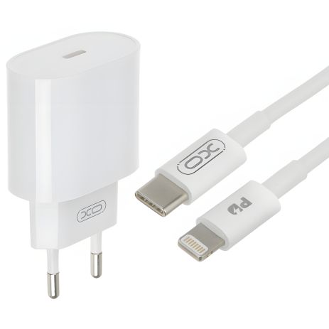 ΠΠ°ΡΡΠ΄Π½ΠΈΠΉ ΠΏΡΠΈΡΡΡΡΠΉ XO L81B EU PD 20W Type-C to Lightning 3A White ΠΠ°ΡΡΠ΄Π½ΠΈΠΉ ΠΏΡΠΈΡΡΡΡΠΉ XO L81B EU PD 20W Type-C to Lightning 3A White
