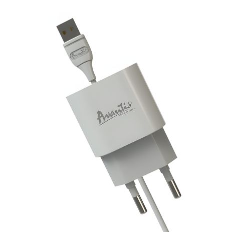 Зарядное устройство Avantis A818 Pro 1USB Lightning Белый