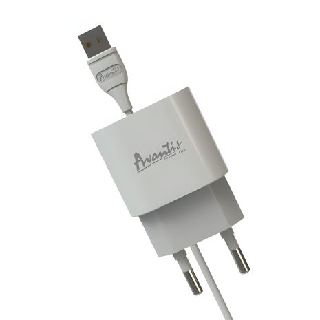 Зарядное устройство Avantis A818 Pro 1USB Lightning Белый Зарядное устройство Avantis A818 Pro 1USB Lightning Белый