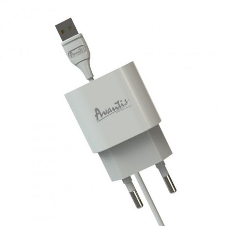 Avantis A818 Pro Білий зарядний пристрій 1USB Lightning