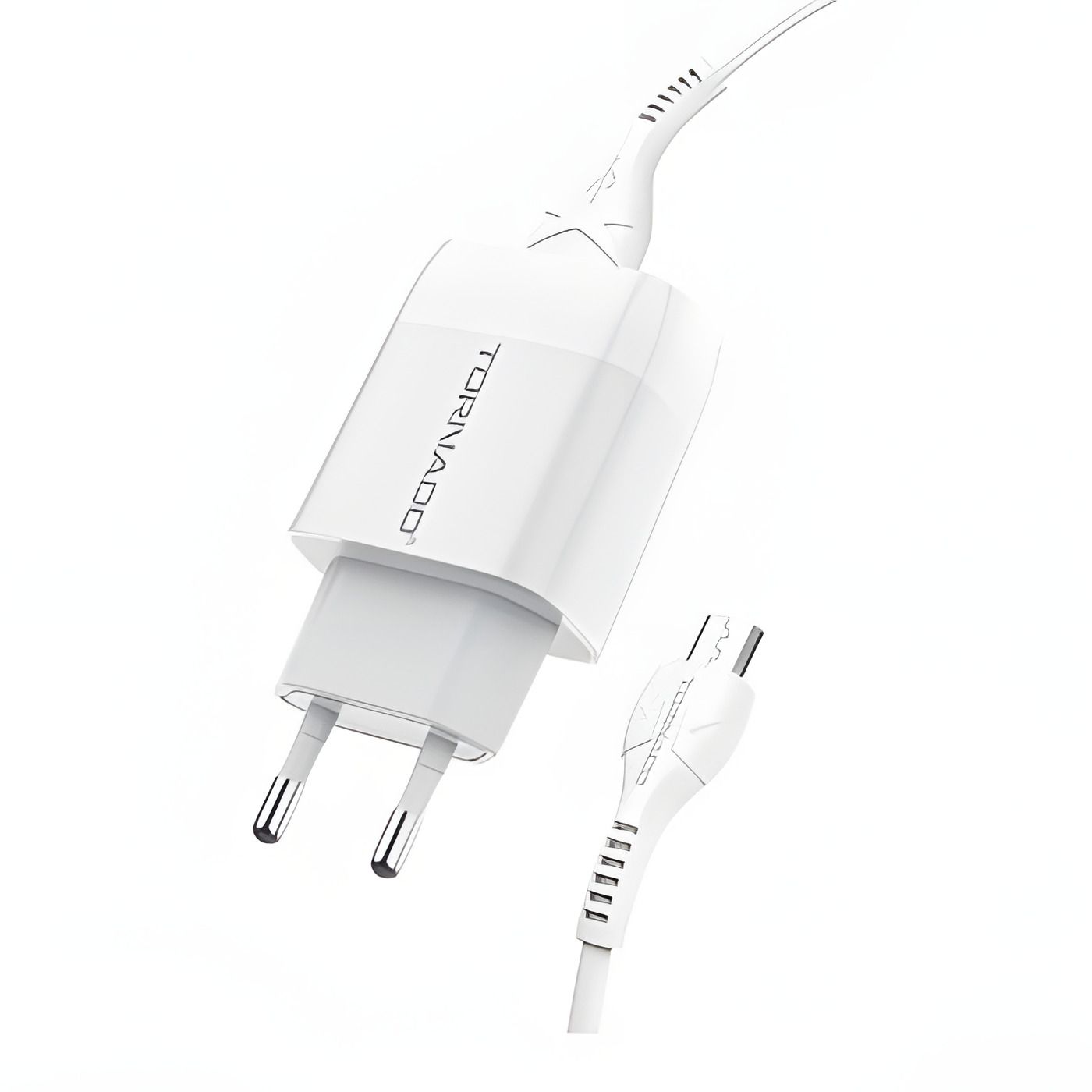 Зарядное устройство 2in1 Tornado TD-15 (QC3.0) 1USB Micro White Зарядное устройство 2in1 Tornado TD-15 (QC3.0) 1USB Micro White