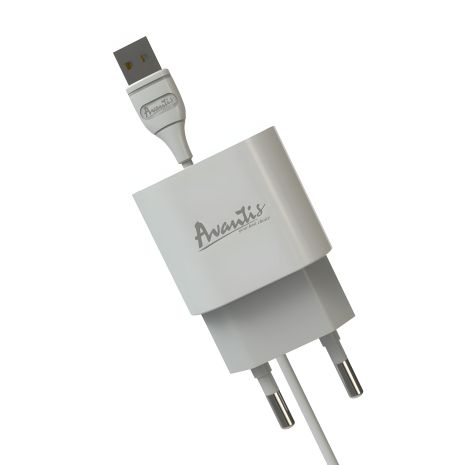Зарядний пристрій Avantis A818 Pro 1USB Micro Білий