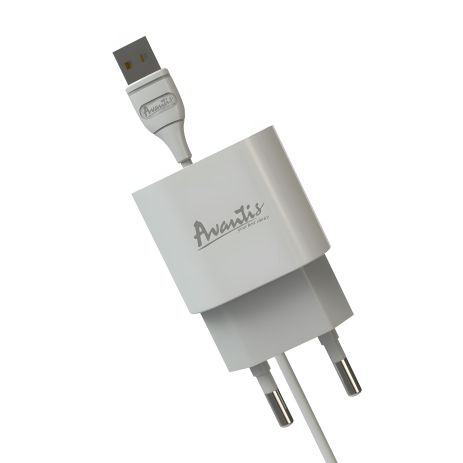 Зарядний пристрій Avantis A818 Pro 1USB Micro Білий