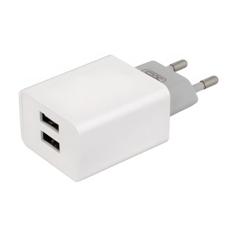 Зарядное устройство XO L65EU Type-C 2.4A 2USB White