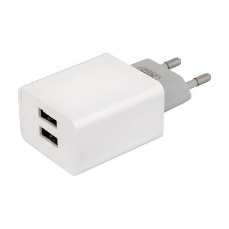 Зарядное устройство XO L65EU Type-C 2.4A 2USB White