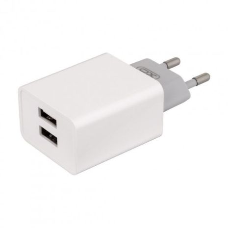 Зарядное устройство XO L65EU Type-C 2.4A 2USB White