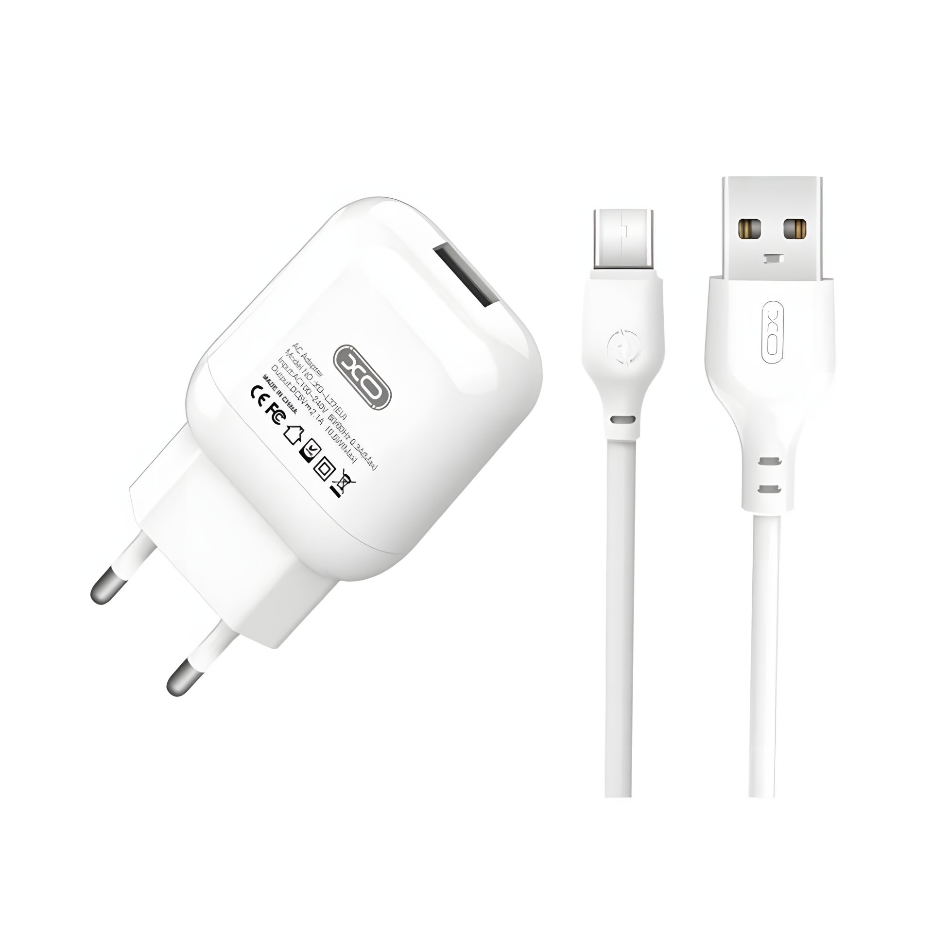 Зарядний пристрій XO L37 Type-C White Зарядний пристрій XO L37 Type-C White