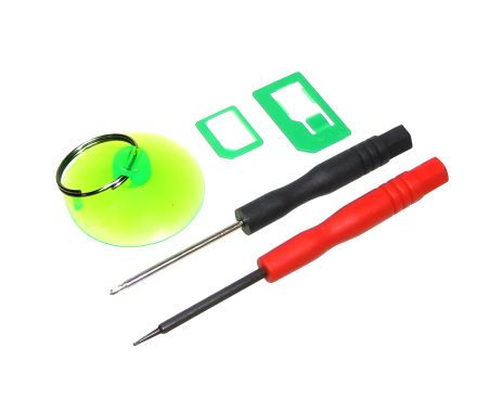 Набор инструментов Baku для iPhone BK7296 (отвертки +1.3, звезда 0.8, присоска, адаптер Nano-sim)