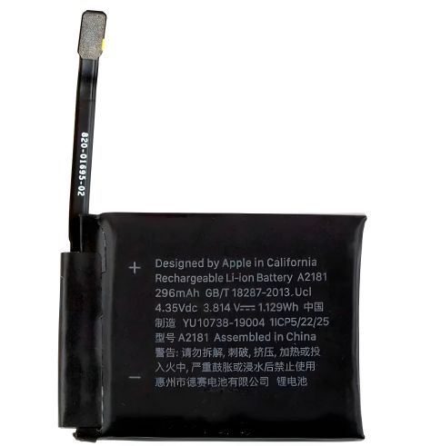 Apple Watch S5 / SE Аккумулятор, 44mm (A2181, A2352) [Оригинал PRC] 12 мес. гарантии