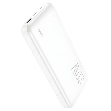 Повербанк Hoco J87 (10000 mAh / Out: USB 18W QC3.0, Type-C 20W PD / In: micro-USB, Type-C 18W ) с LED индикатором, Белый Повербанк Hoco J87 (10000 mAh / Out: USB 18W QC3.0, Type-C 20W PD / In: micro-USB, Type-C 18W ) с LED индикатором, Белый