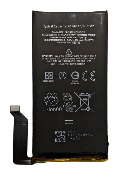 Акумулятор для Google GMSB3 Pixel 6, 4614 mAh [Оригінал PRC] 12 міс. гарантії