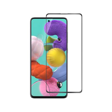 Захисне скло Full screen PowerPlant для Samsung Galaxy A51 2020
