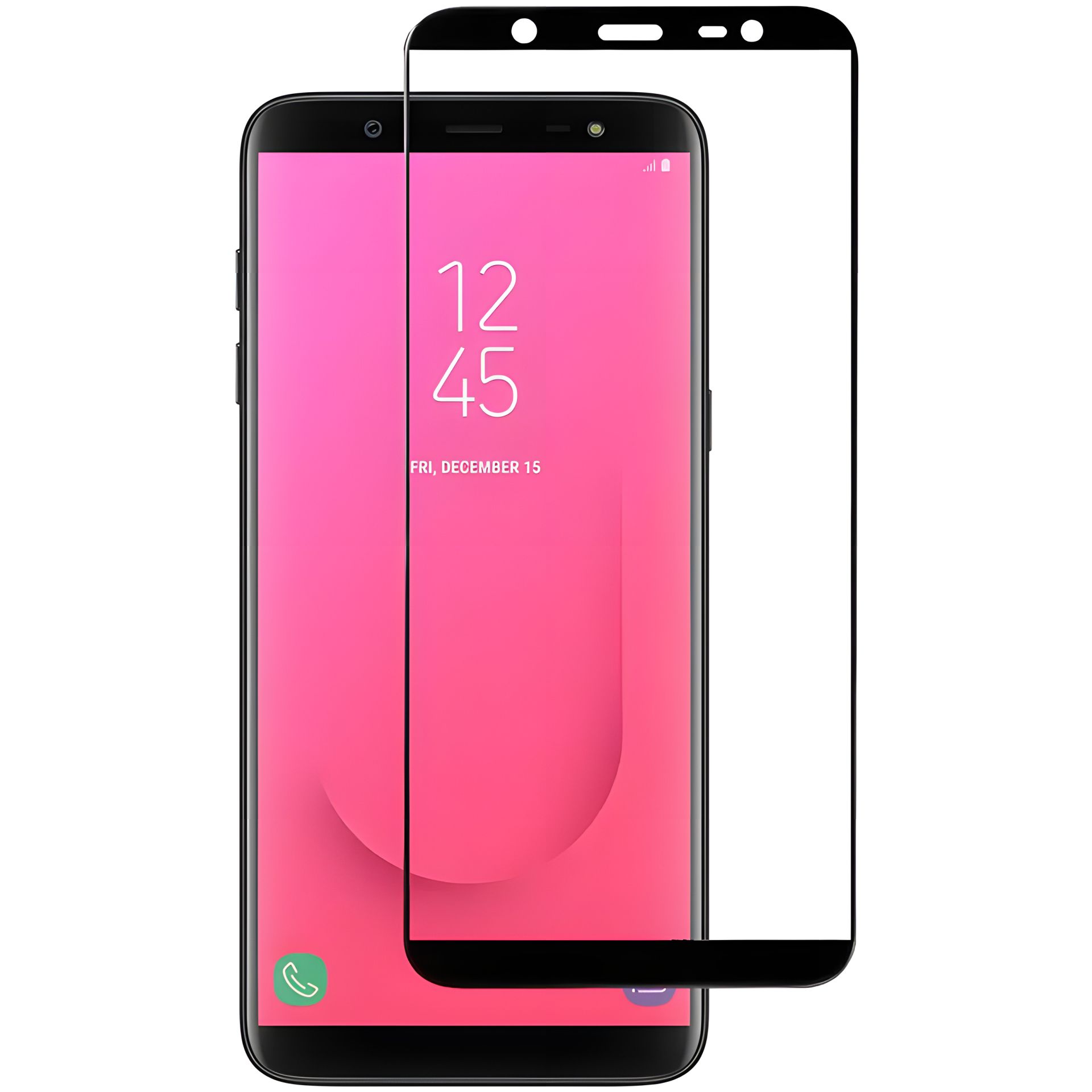 Защитное стекло Full screen PowerPlant для Samsung Galaxy J8, Black Защитное стекло Full screen PowerPlant для Samsung Galaxy J8, Black