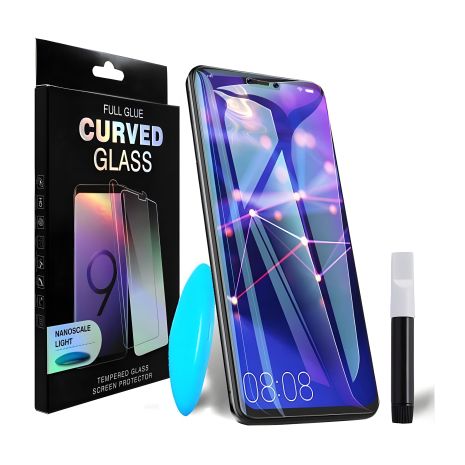 Захисне скло PowerPlant для Samsung Galaxy S10 (рідкий клей + УФ лампа)