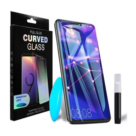 Захисне скло PowerPlant для Samsung Galaxy S20 Plus (рідкий клей + УФ лампа)