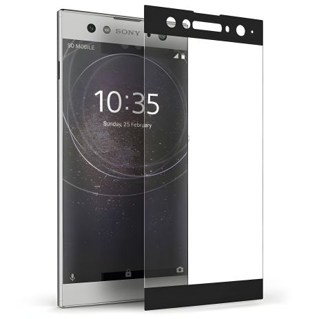 Захисне скло Full screen PowerPlant для Sony Xperia XA2 Ultra, Black