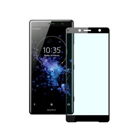 Защитное стекло Full screen PowerPlant для Sony Xperia XZ2 Compact, Black