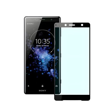 Защитное стекло Full screen PowerPlant для Sony Xperia XZ2 Compact, Black