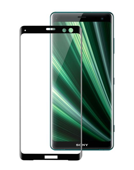 Защитное стекло 3D PowerPlant для Sony Xperia XZ3, Black