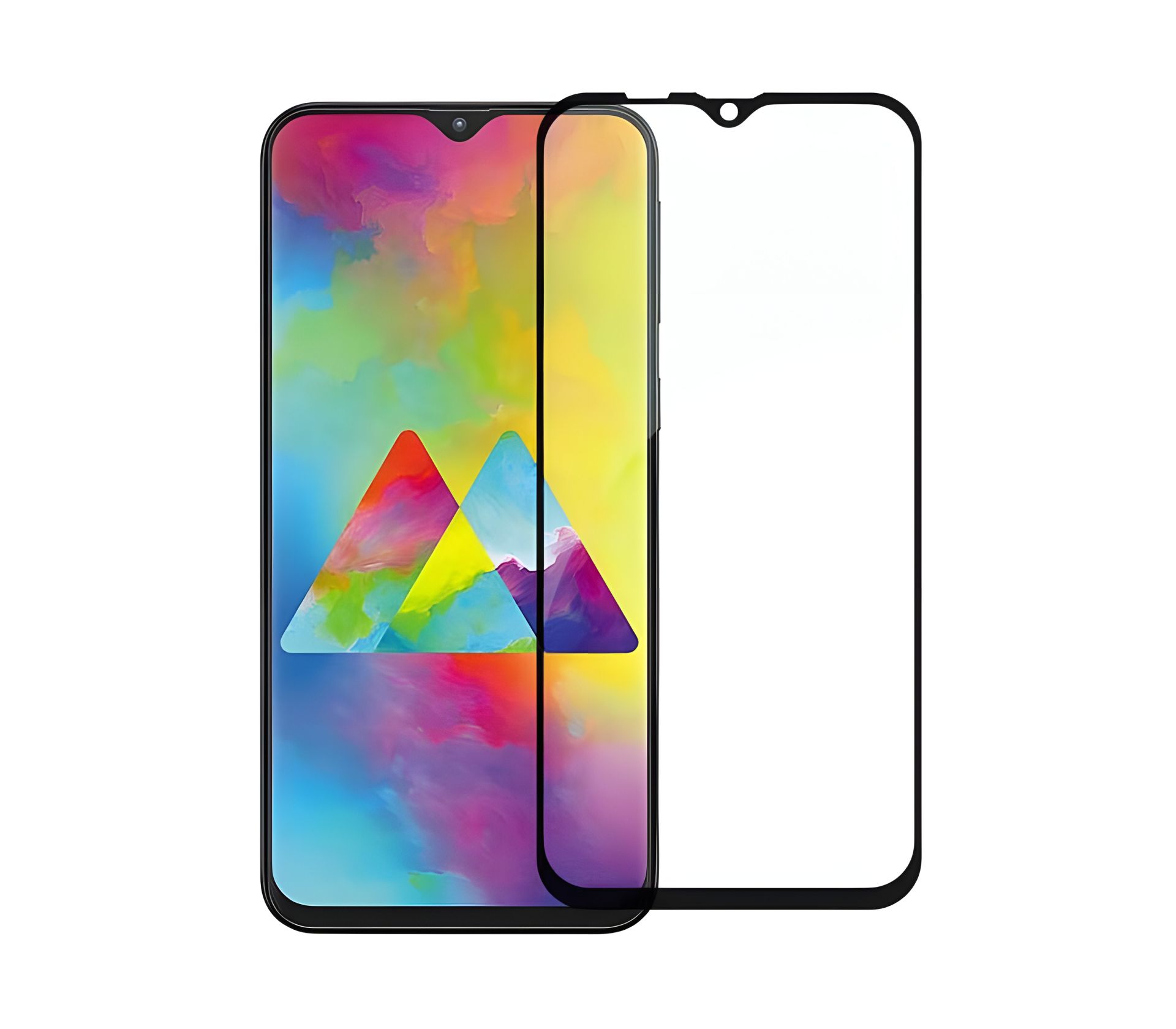 Защитное стекло Full screen PowerPlant для Samsung Galaxy M20, Black Защитное стекло Full screen PowerPlant для Samsung Galaxy M20, Black